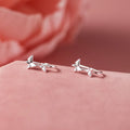 925 Sterling Silver Butterfly Hook Earrings - Unique Niche Design for Women