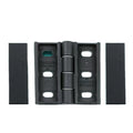 SK2-003-1B-180 Industrial Grade Adjustable 4mm Thickness Black Zinc Alloy/Stainless Steel Butt Hinge 1-Year Warranty for