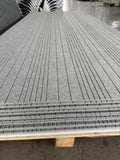 Groove Cutting PET Felt Acoustic Wall Panels Soundproof Beveled Polyester Felt Acoustic Panel MegaBDM