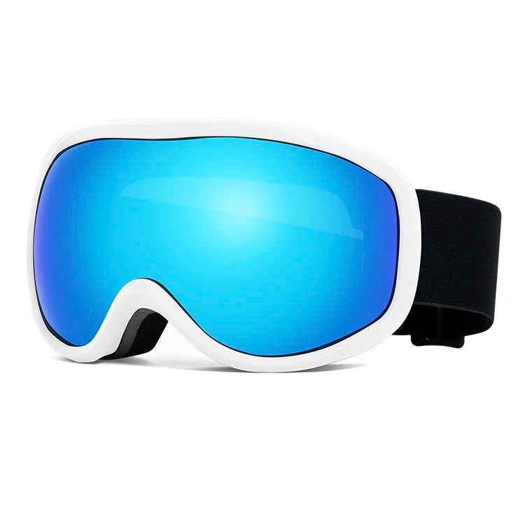 Magnetic Frameless Ski Goggles Double-Layer Removable Snowboard Glasses Skiing Google Polarized Anti-fog Lens Snow Sport Eyewear