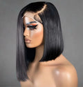 Wholesale Raw Peruvian Virgin Hair Short Bob Wigs HD for Lace Frontal 8 Inches Stretched Small Vendors Bob Short Human Hair Wigs