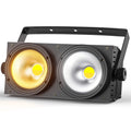 U`King 200w Cob Led Par Light 2x100w Blinder Stage Lighting Cool Warm White 2in1 Cob Leds Dmx Dj Party Wedding Spotlights MegaBDM