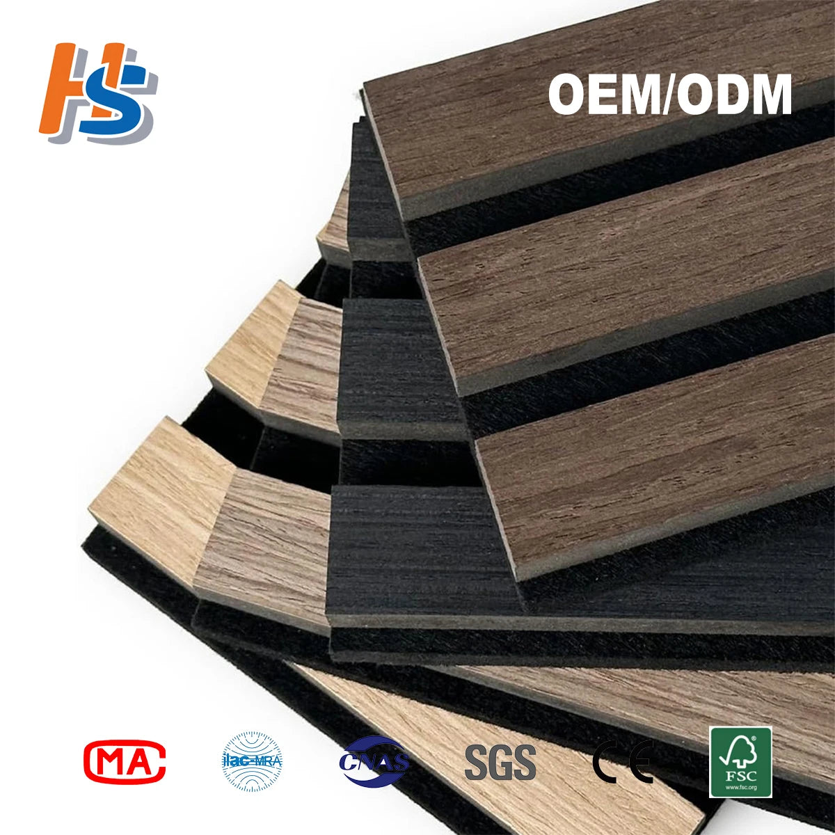 Sound Absorbing Wall Panels Fireproof Moisture Proof Custom Size for Commercial Residential Renovation Projects