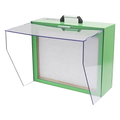 Laminar Flow Hood Clean Box ISO5 (Class100) 99.99% 0.3um HEPA Filter Portable Powder-coated Aluminum Lab Use 1 Year Warranty