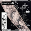INKARTLINK Atlas Greek Mythology Tattoo Sticker Sacred Geometry Science Art Herbal 15Days Semi-permanent Body Art Forearm