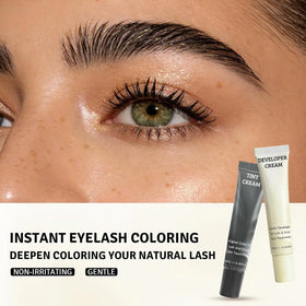 Wholesale Long Lasting Eyebrow & Lash Dye Kit Professional Eye Brow Tinting Kit Private Label Henna Brow Tint Kit Black