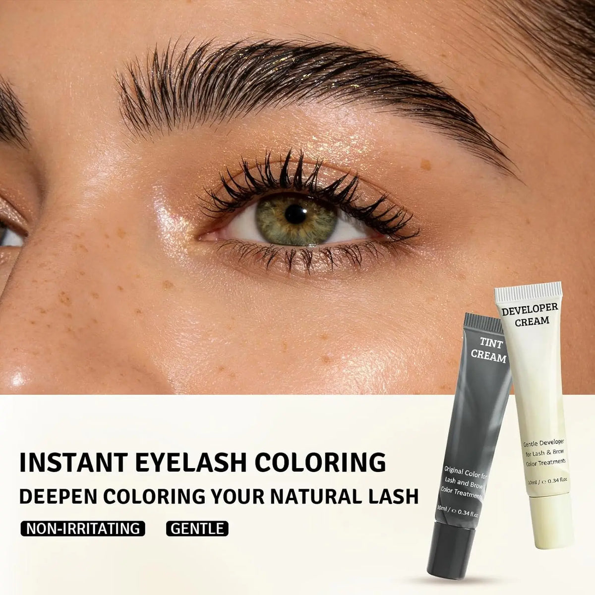 Wholesale Long Lasting Eyebrow & Lash Dye Kit Professional Eye Brow Tinting Kit Private Label Henna Brow Tint Kit Black MegaBDM