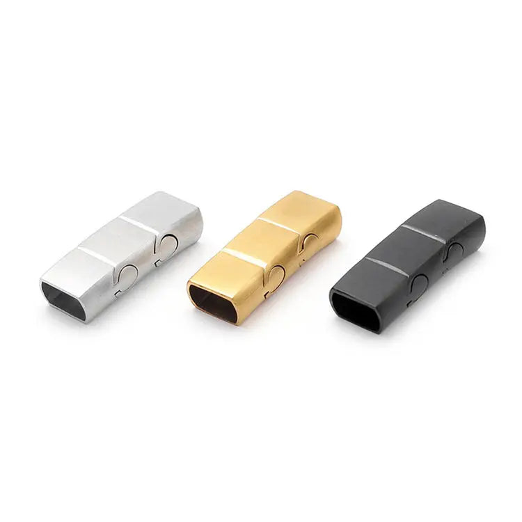 Bracelet Connectors Rectangle Jewelry Findings 316L Stainless Steel Magnetic Clasp for DIY Jewelry Accessories