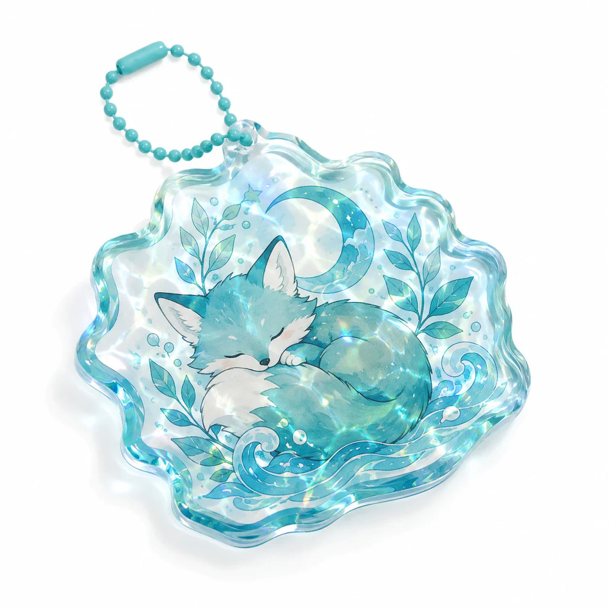 Custom Ripple Glass Keychains with Anime Pattern Lightweight & Flexible Waterproof Design for Souvenir & Business Gifts MegaBDM