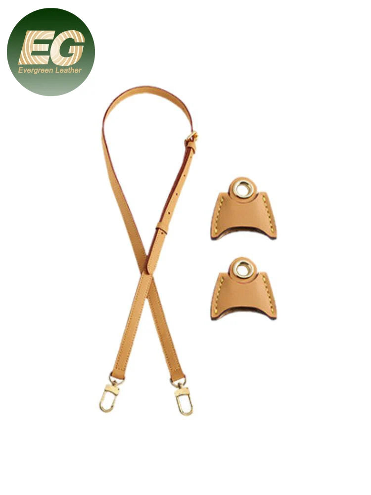 Lst520 Luxury Customised Handle Chain Shoulder Replacement Strap for Bag Diano Genuine Vachetta Leather Handbag Straps