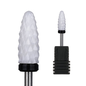 Professional Nail Drill Bits Set Art Tools Ceramic Nail Drill Bit Cutter for Manicure for Machine Nail Drill Bit Plastic Tube