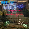 Rebow Custom Neon Sign Light for Wedding Party Car Company Hospital Decor-Drop Shipping No MOQ 2 Year Warranty