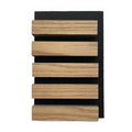 Sound Insulation Wood Finish MDF Slat Acoustic Panel Eco-friendly Wood Slat Acoustic Panels