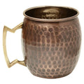 550ML Hammered Antique Copper 304 Stainless Steel Drinkware Moscow Mule Mug for Parties Beer Cocktail Cup Food Grade Bar Tool