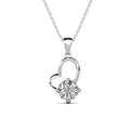 New VVS1 Perfect White Moissanite Passed Diamond Tester S925 Silver Heart Pendant Necklace Jewelry for Women Destiny Jewellery