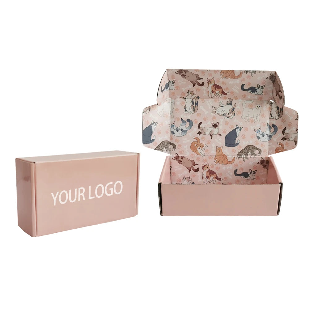 Manufacture Color Corrugated Printed Flute E-Commerce Packaging Underwear Shipping Mailer Box With Custom Logo