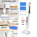 Steam Mop&Detachable Steam Cleaner,1500W Powerful Floor Steamer,Removes up to99.9%of Bacteria andViruses,for Carpet Clean,400ml