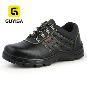 For GUYISA Direct Summer Leather Breathable Labor Protection Shoes Modern Style Quick Delivery by Chinese Manufacturers