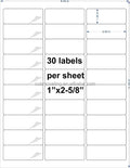 Standard 8.5*11inch Waterproof Die Cut 2' 1.5" Blank Label Glossy Finish Pre-cut Circle Sticker Letter Size Round Vinyl Label MegaBDM