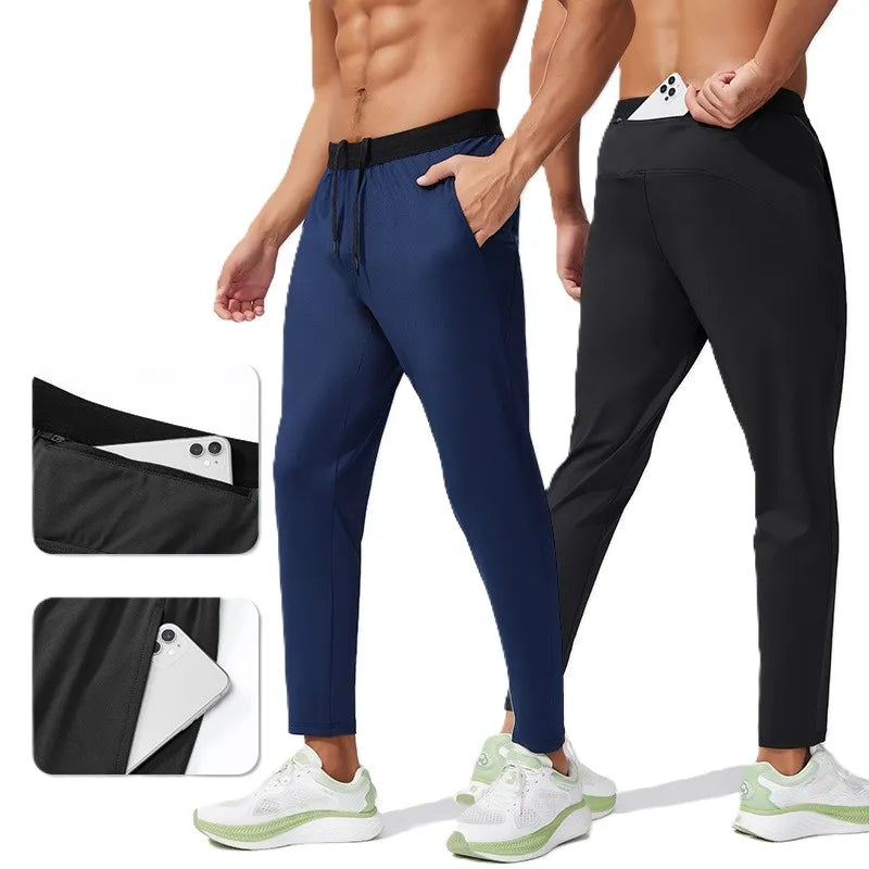 OEM Direct From Factory Men's Quick Dry Athletic Flat Quick Dry Running Basketball Casual Fitness Pants Plus Size Waist Trousers MegaBDM