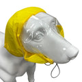 Waterproof Dog Raincoat Hood with Transparent Visor Adjustable Pet Rain Hat Protective Puppy Rain Gear for Small Medium Dogs MegaBDM