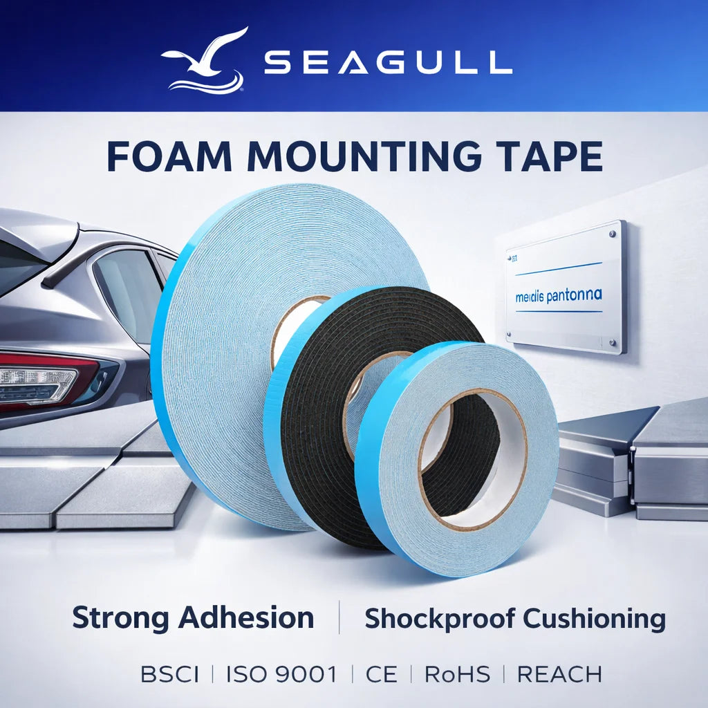 Double-sided Foam Mounting Tape Black Coated Acrylic Adhesive Pe Double Sided Foam Tape