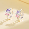 Wholesale Original Design Irregular Fashion Jewelry Vintage Zirconia Cubic Huggies Earrings 925