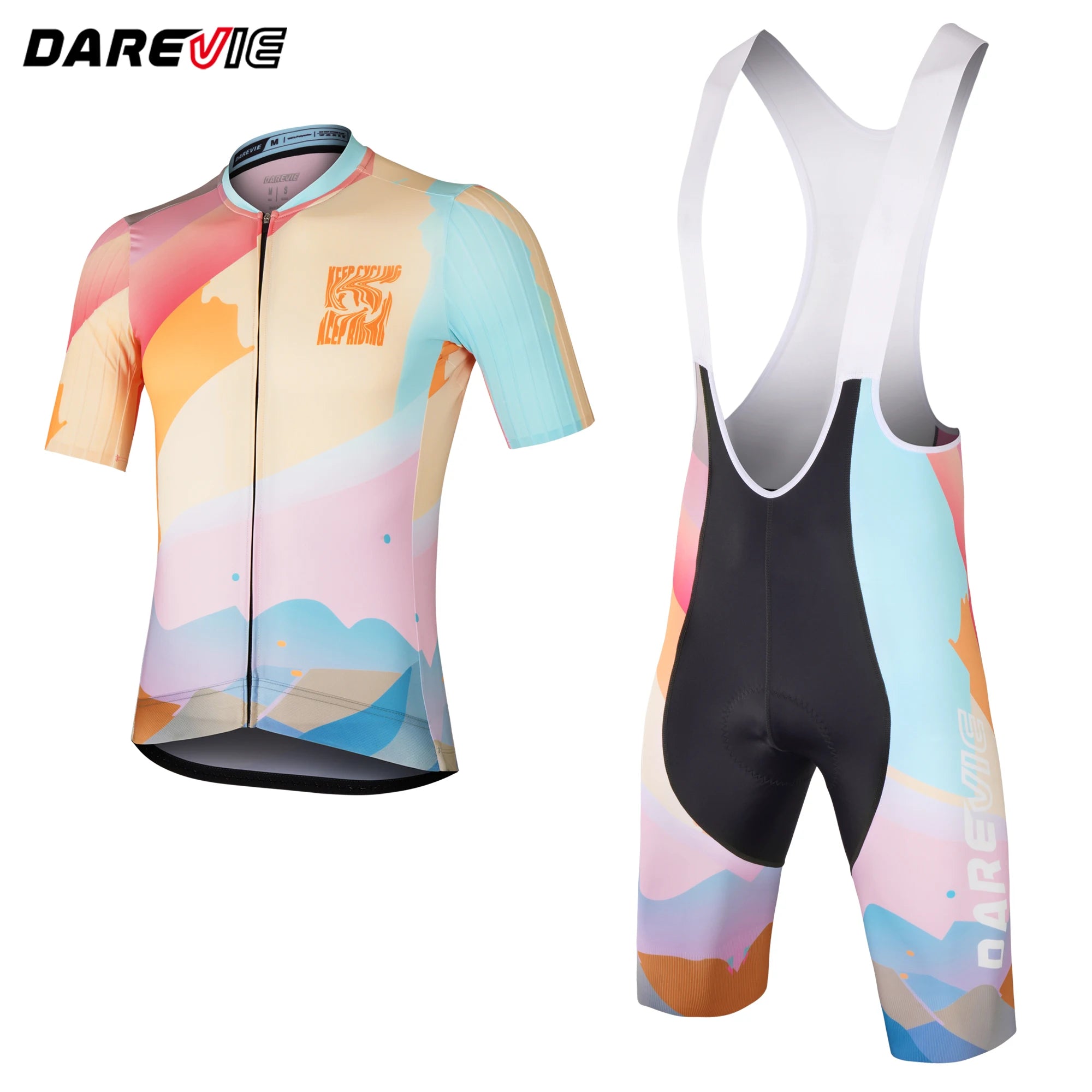 DAREVIE Men Cycling Shorts AERO High Speed Non-Slip Quick Dry Bretelelle Men's Cycling Moisture-Wicking Man Cycling Maillot