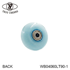 60mm PU Pet Stroller Wheel with ABEC-7 Bearing Custom Pet Cart Caster for Outdoor Travel