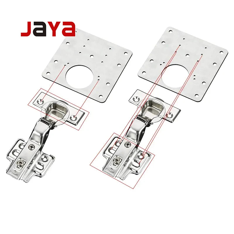 JAYA Hinge Repair Plate Cupboard Cabinet Door Hinge Repair Kit Cabinet Hinge Repair Plate