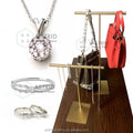 Stainless Steel Gold Luxury for Modern Eco-Friendly Promotion Headphone Stand for Retail and Home Use