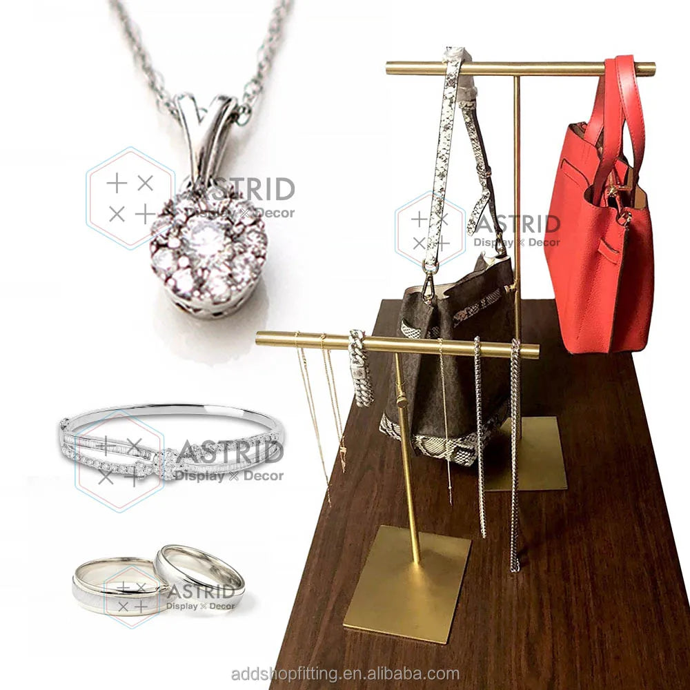 Stainless Steel Gold Luxury for Modern Eco-Friendly Promotion Headphone Stand for Retail and Home Use