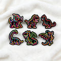 Cool Neon Night Glow Dinosaur Men Brooch for Clothes Women Lapel Pins for Backpack Soft Enamel Pin Metal Badges Accessories MegaBDM