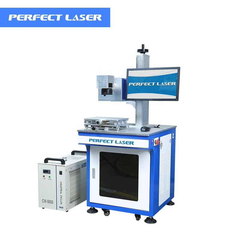 For Laser High-Accuracy CNC Servo-Motor UV Laser Marking Machine AI for Glass Plastic Diamond Paper Ceramic Engraving MegaBDM