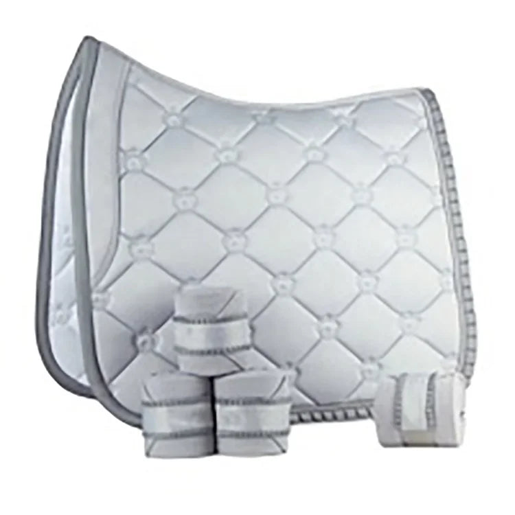 Full Size Horse Saddle Pad Cotton Polycotton Lining Polyester Filling Equestrian Jumping Custom Brand