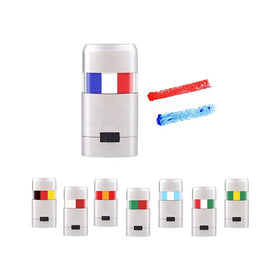 Custom Color France USA Flag Eye Face Paint Stick Makeup Body Painting Supplies for Baseball Softball Players