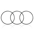 AppliaFit O-Ring Gasket Seal Compatible with GE HHRING / WS03X10054 For Fits Whole Home Filtration Models GXWH30C GXWH35F(3pcs)