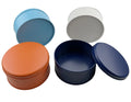 135 Dia X 70 (H) mm  Round Metal Tin Box With Open Lid for Packing Foodtoolsaccessoriescosmeticscandies