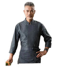 Oem Customize logo Design Embroidery High-quality Sweat-absorbent Breathable Chef Uniform Long-sleeved Hotel Chef Uniforms