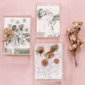 Acrylic Flower Box with Drawer Acrylic Photo Frame Custom Plexiglass DIY Desktop Display Box Dry Flower Table Luminous