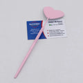 Pink Coated Heart-Shaped Lighted Cosmetic Mirror Personalizable Sustainable Eyelash Mirror
