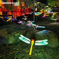 Midsummer abs shell led garden courtyard 3d dragonfly party holiday xmas lights decoration lights outdoor lighting