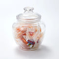 Kwang Hsieh Premium Clear Plastic Candy Jar Lid with Silicone Sealing Strip Freshness Preservation Vintage Kitchen Storage Box