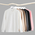 320G Cotton Blend Unisex Crew Neck Sweatshirt Loose Fit Long Sleeve Casual Pullover Classic Solid Color Spring Autumn Wholesale MegaBDM