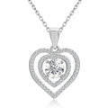 Innovative Formulated GRA Moissanite Diamond Women Jewelry 925 Sterling Silver Heart Pendant Necklace Destiny Jewellery