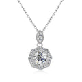 Wholesale GRA Lab Grown Moissanite Diamond Women Jewelry Nickel Free Hypoallergenic Silver Pendant Necklace Destiny Jewellery