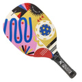 Wooden Pickleball Paddle with Rough Surface Sealing for Squash Balls