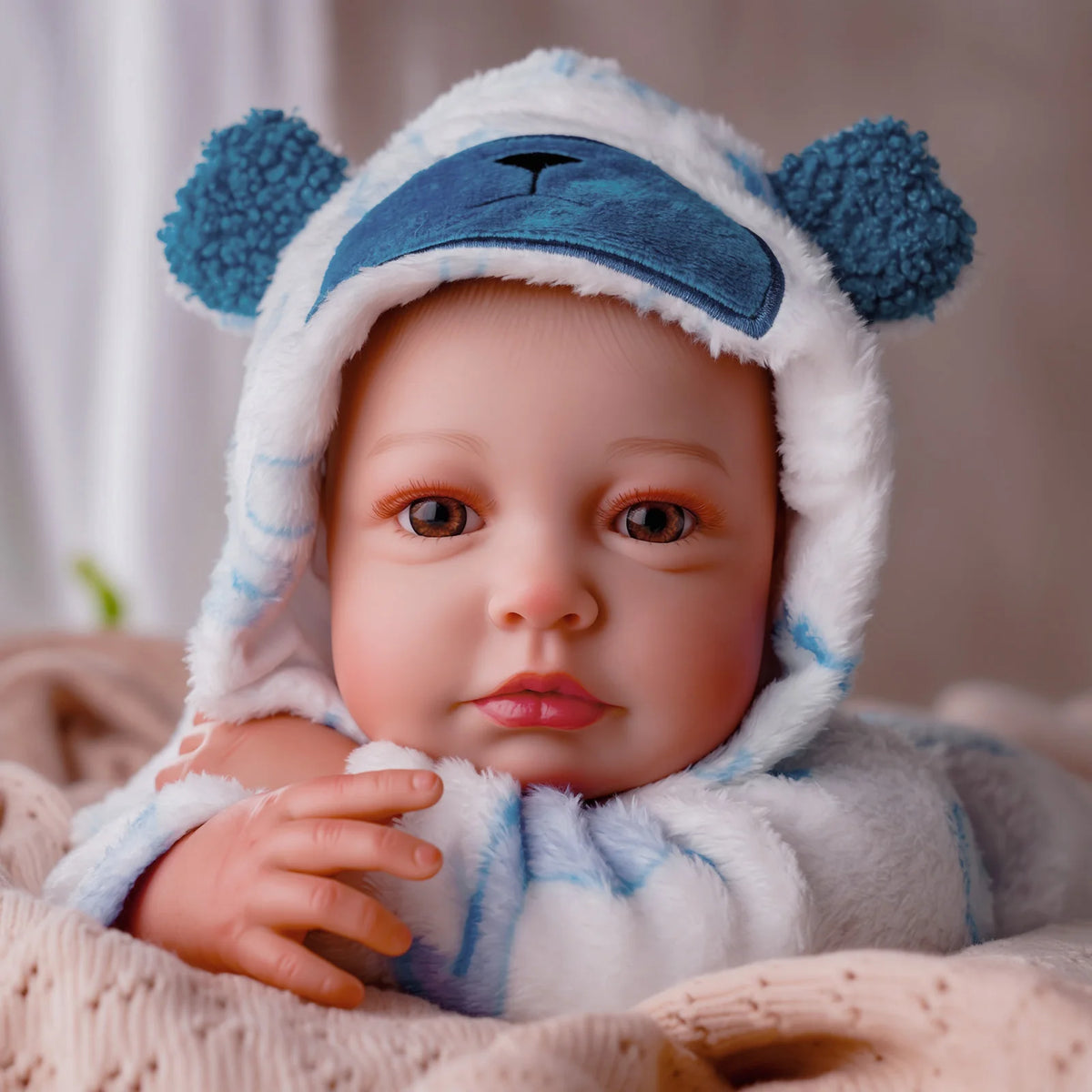 Babeside RTS Factory Wholesale Reborn Baby Dolls 20 Inch Carina Realistic Infant Boy Doll Ready to Ship in 3-7 Days MegaBDM