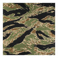 Tiger Stripe Black Camouflage 500D+500D Both Sides Laminated Nylon Cordura Squadron Fabric Tactical Vest Laser Cut Molle System