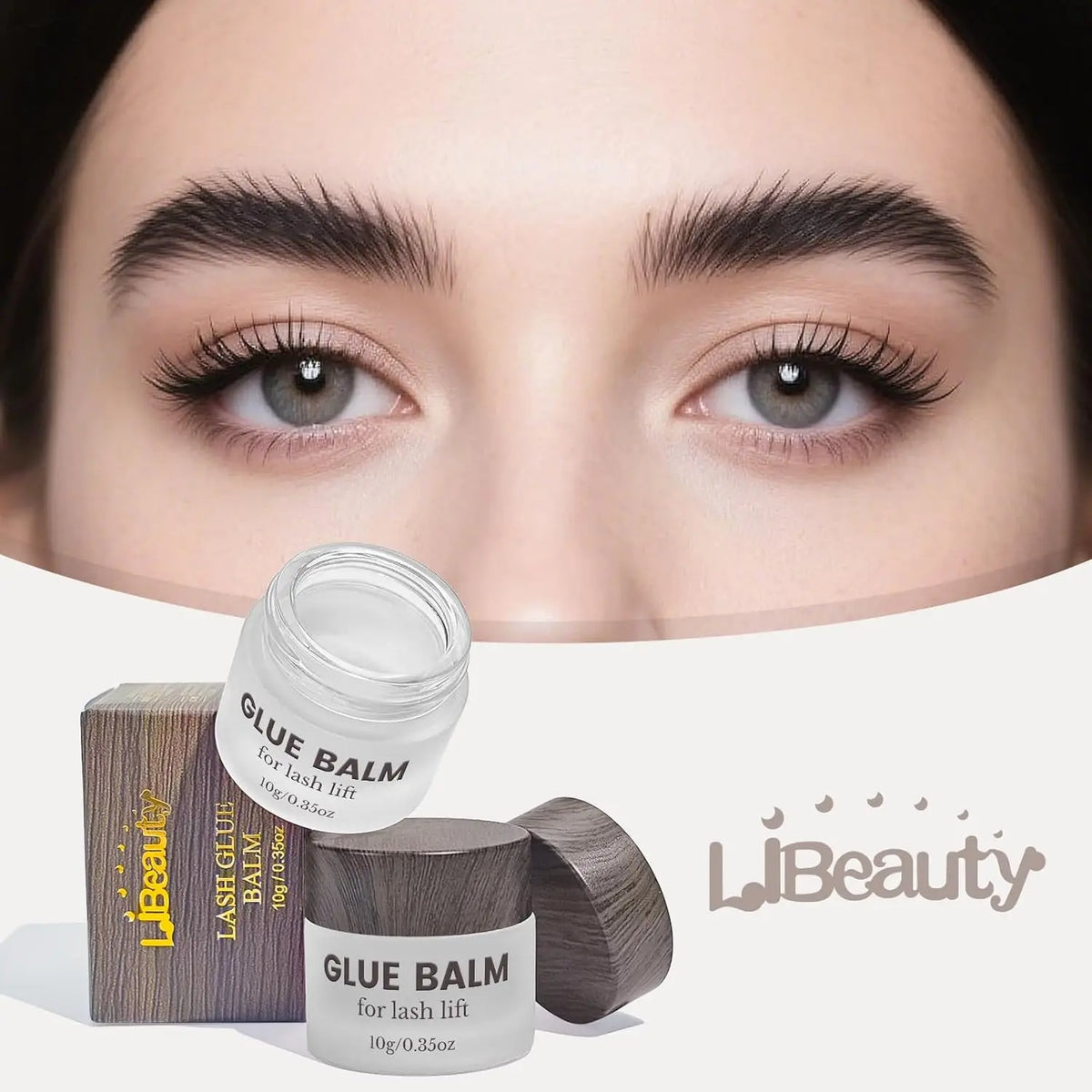 Libeauty Lash Lift Balm Glue Strong Sticky Lash Lift Adhesive Latest Gentle Formula Eyelash & Eyebrow Perm Glue Balm MegaBDM
